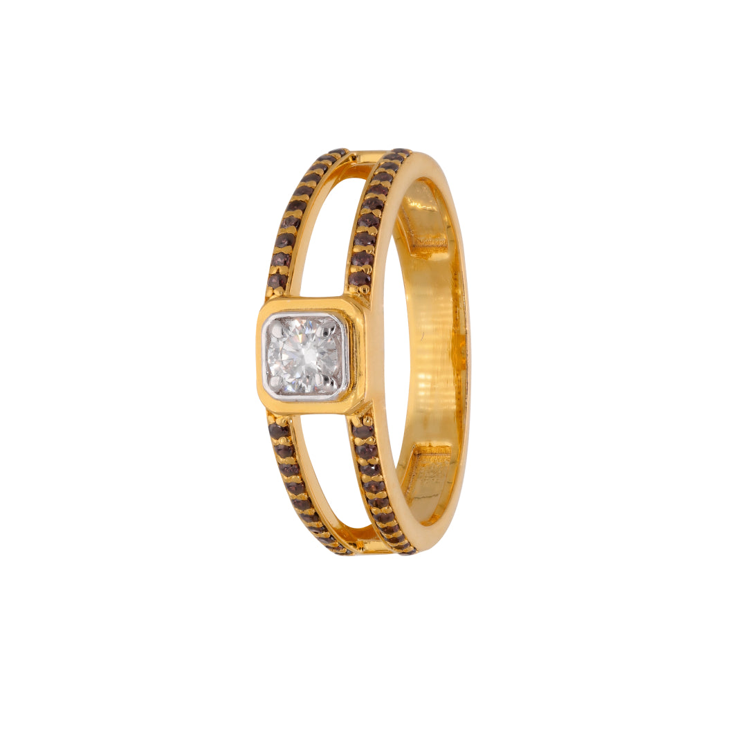 Titan Frame Diamond Ring