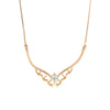 Elaris Wing Symphony Pendant with Chain - 18K Rose Gold Rhodium Plated