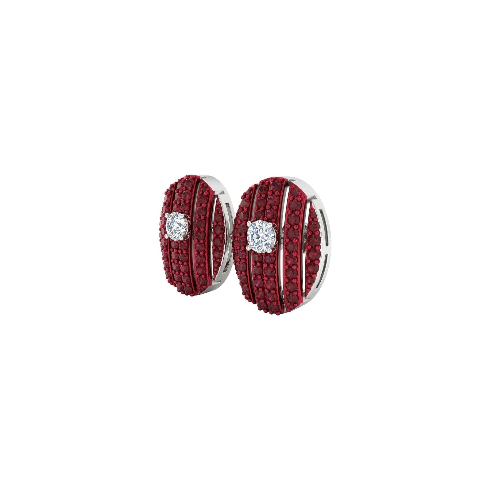 Pink Sapphire Sparkle Earrings