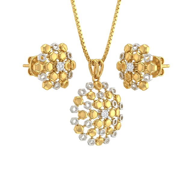 Sunburst Duo Pendant Set