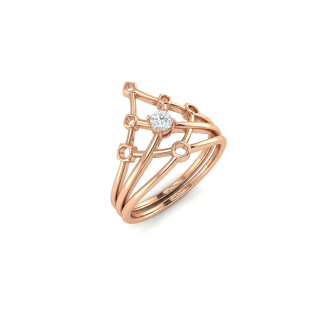 Majesty Crown Lab Diamond Ring