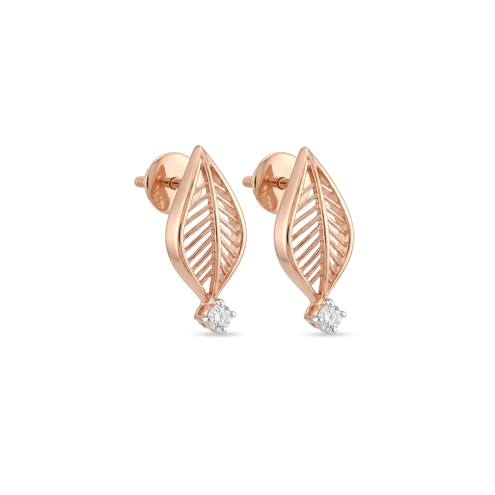 Aurelian Feather Diamond Earrings