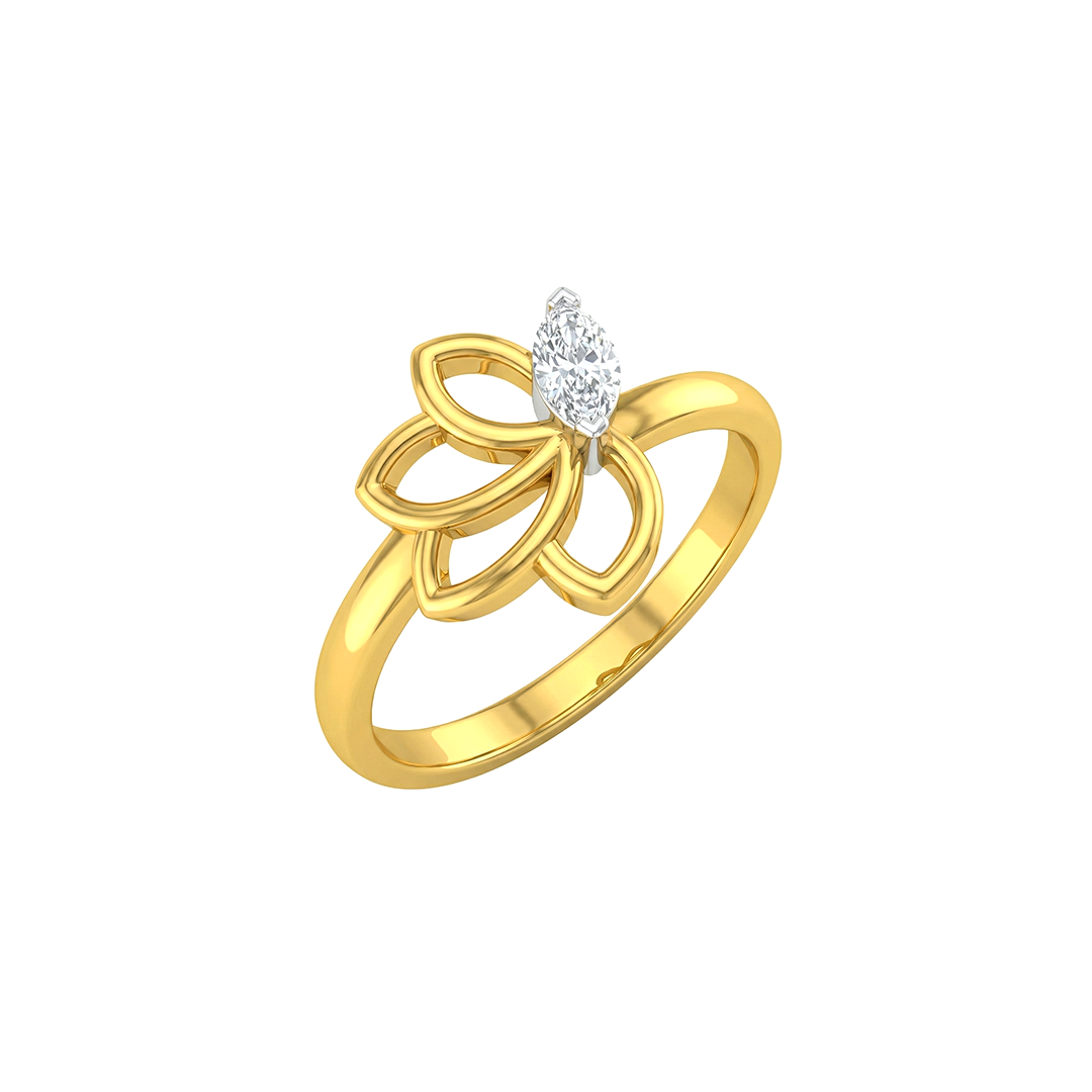 Petal Marquise Diamond Ring