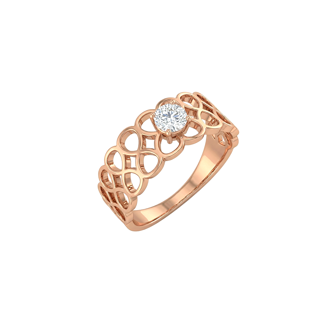 Eternal Love Lattice Diamond Ring