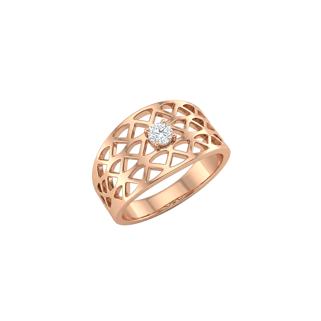 Triangular Lattice Diamond Ring