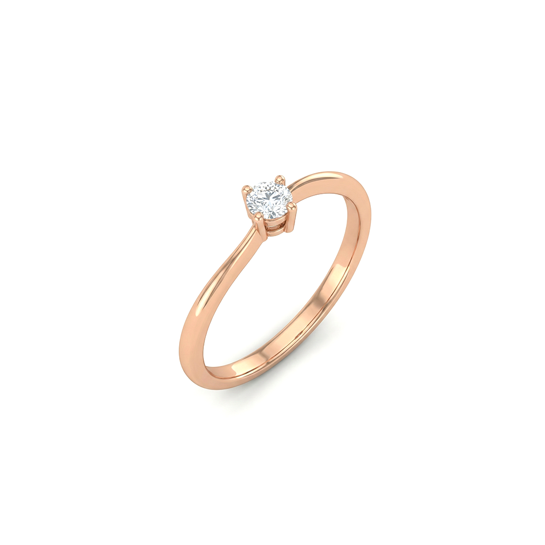 Solitaire Whisper Diamond Ring