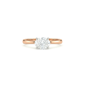 Buy Minimal Solace Oval Lab Diamond Ring