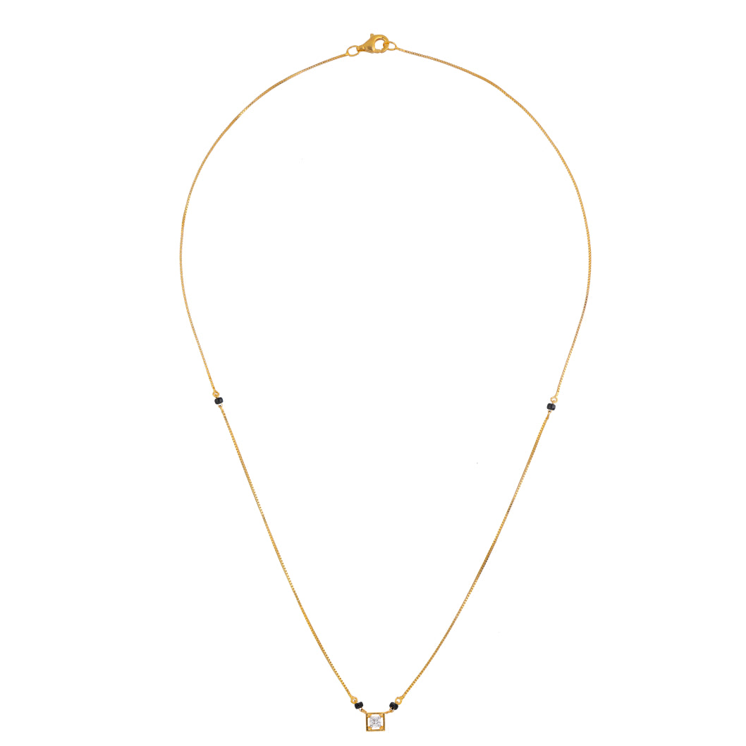 Eternal Knot Diamond Mangalsutra