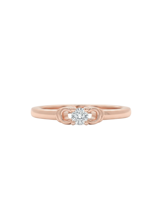 Artisan Cluster Ring - 18K Rose Gold Rhodium Plated