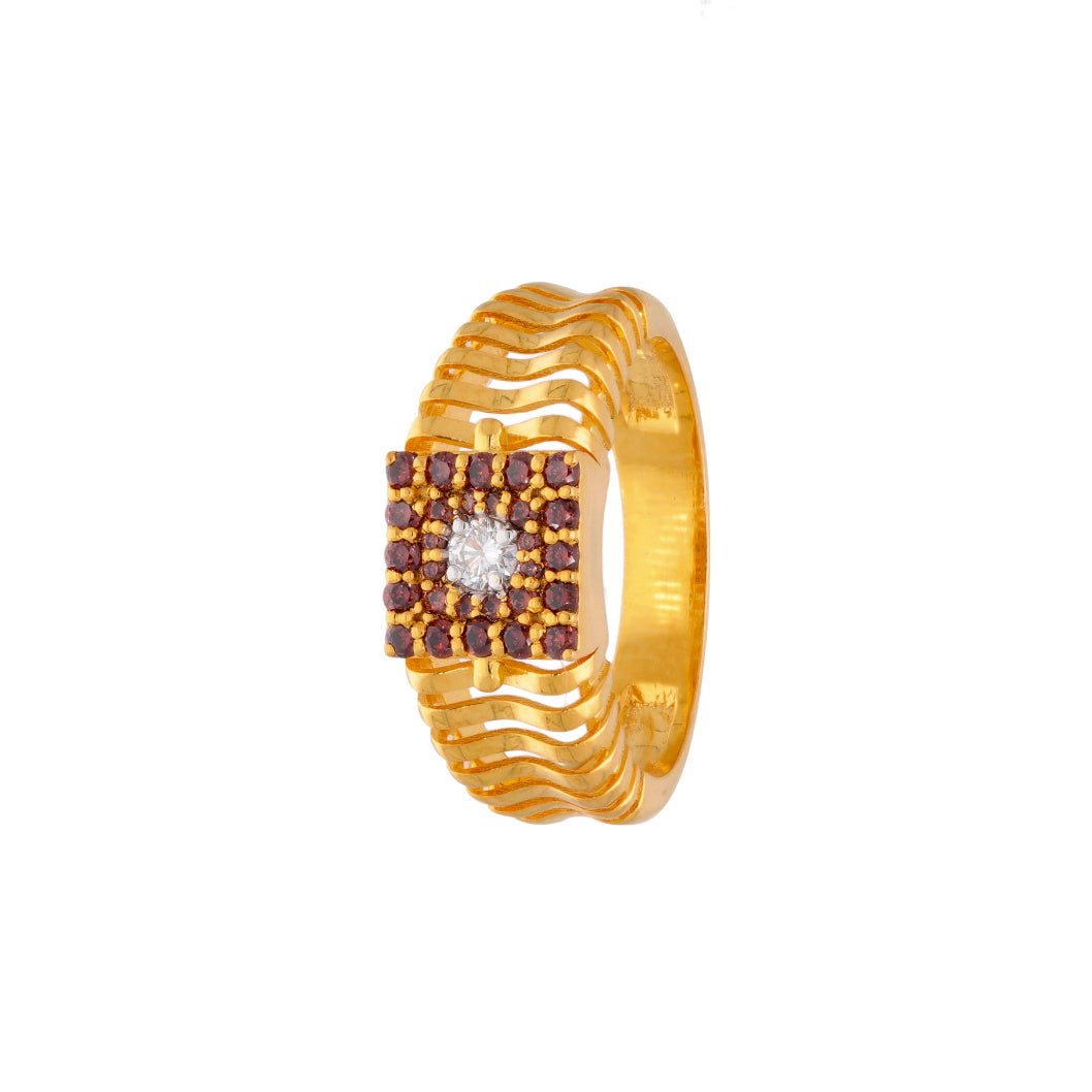 Radiant Axis Diamond Ring