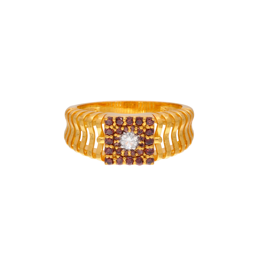 Radiant Axis Diamond Ring