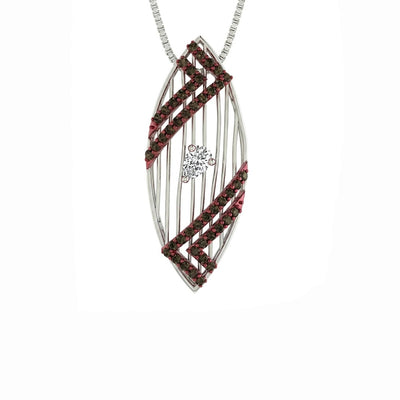 Marquise Glam Diamond Pendant  Set