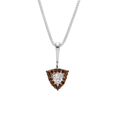 Trinity Spark Diamond Pendant With Chain