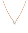 Amera Dewlight Pendant – 18K Rose Gold Rhodium Plated