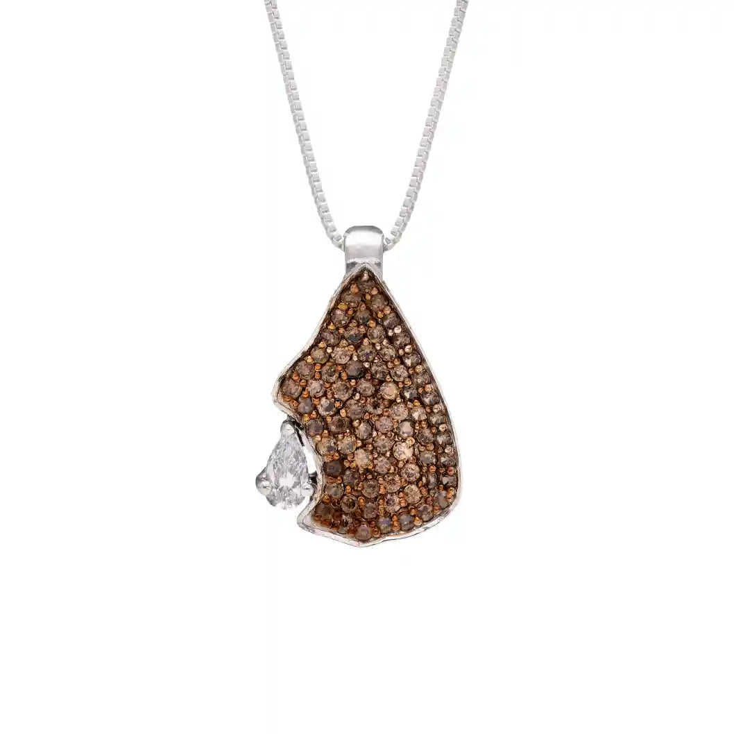 Eternal Eclipse Diamond Pendant With Chain