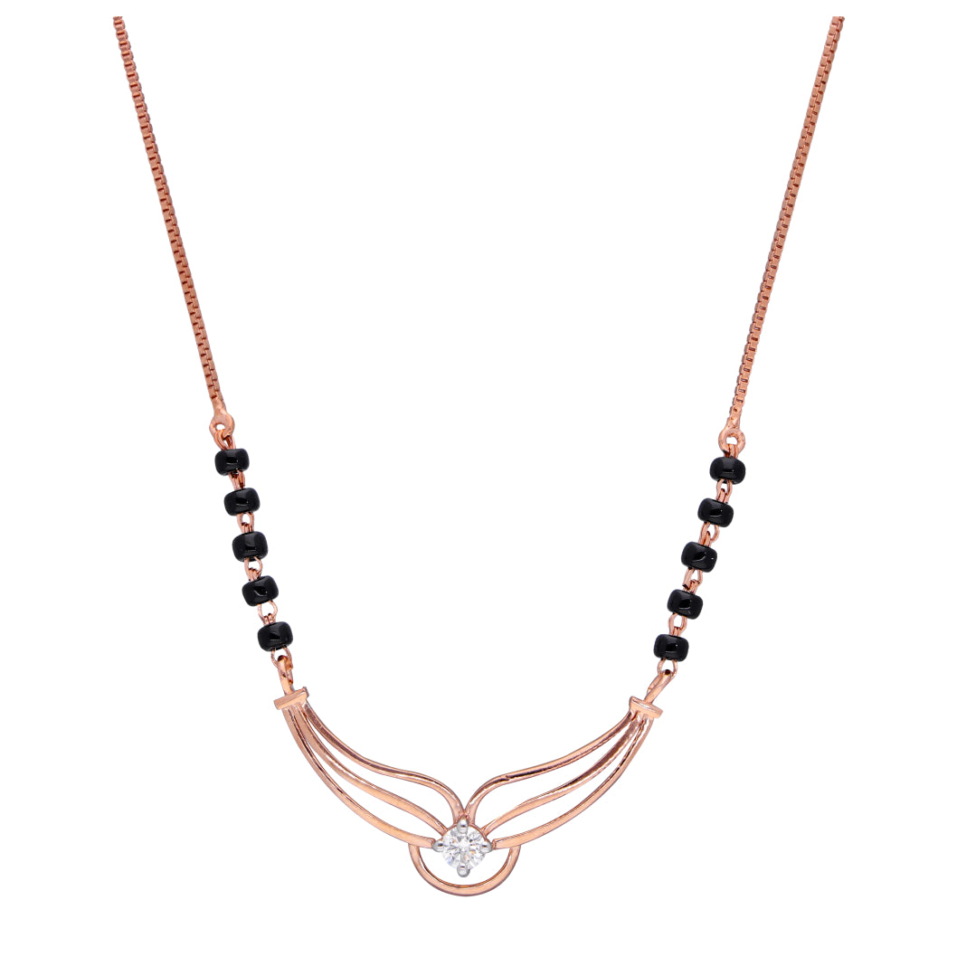 Harmony Arc Lab Grown Diamond Mangalsutra, Modern Bridal