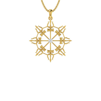 Ashta Trishul Divine Pendant