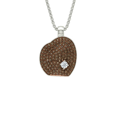 Glamour Heart Diamond Pendant With Chain