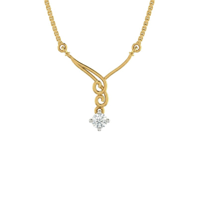 Eternal Spark Diamond Pendant With Chain