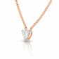 Amera Dewlight Pendant – 18K Rose Gold Rhodium Plated