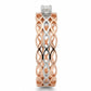 Auric Bloom Lattice Ring – 18K Rose Gold Rhodium Plated