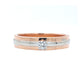 Lyra Axis Glow Ring – 18K Rose Gold Rhodium Plated