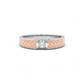 18K Rose Gold Rhodium-Plated with Lab Diamond Eros Edge Signature Band