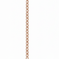 18K Rose Gold Rhodium Plated Infinity Link Pendant with Lab Grown Diamond centre