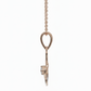 Seraph Wave Pendant – 18K Rose Gold Rhodium Plated with Lab-Grown Diamond