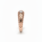 Heritage Mesh Ring - 18K Rose Gold Rhodium Plated
