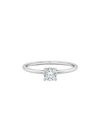 Spark Solitaire Ring – 18K White Gold Rhodium Plated