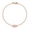 Harmony 18k Rose Gold Lab Diamond Dainty Bracelet