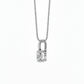 Everyday Spark Pendant with Chain – 18K White Gold Rhodium Plated