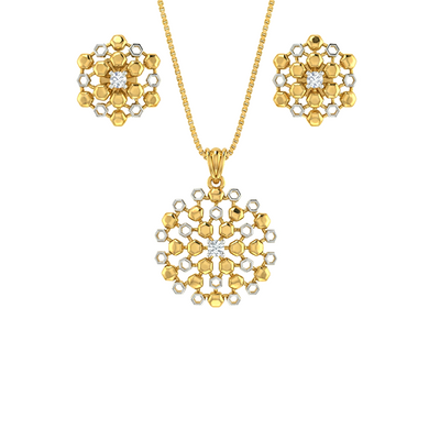 Sunburst Duo Pendant Set