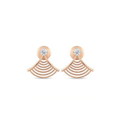 Imperial Arc Diamond Earrings