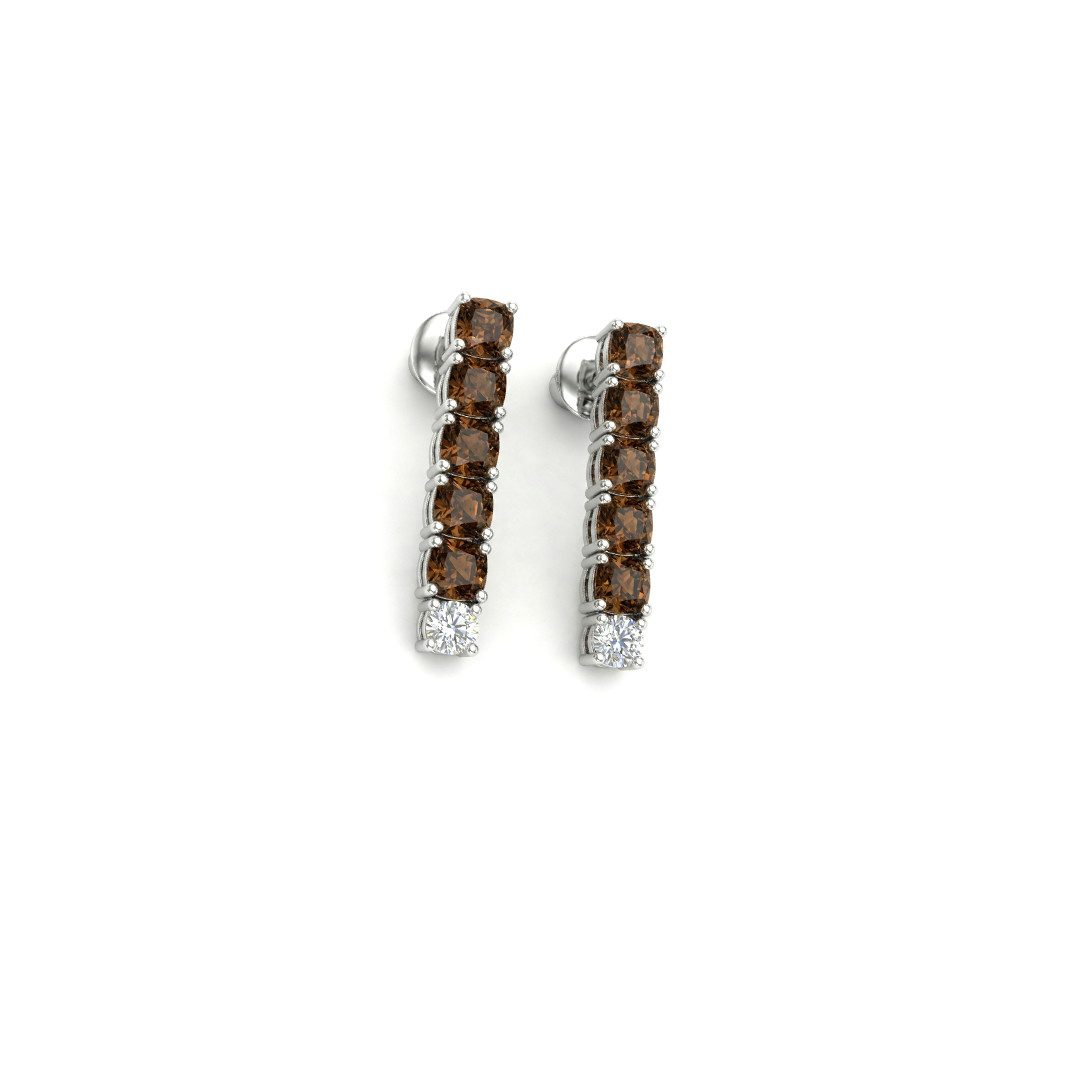 Amber Luxe Drop Diamond Earrings