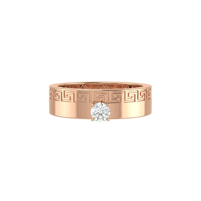 Athenian Grid Men's Diamond Ring