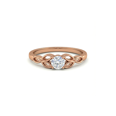 Whisper Petal Diamond Ring