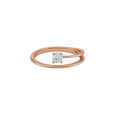 Floating Soul Solitaire Lab Diamond Ring