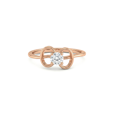 Infinity Bow Diamond Ring