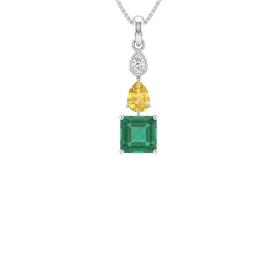 Royal Cascade Diamond Pendant with Chain