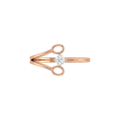 Halo Emblem Diamond Ring