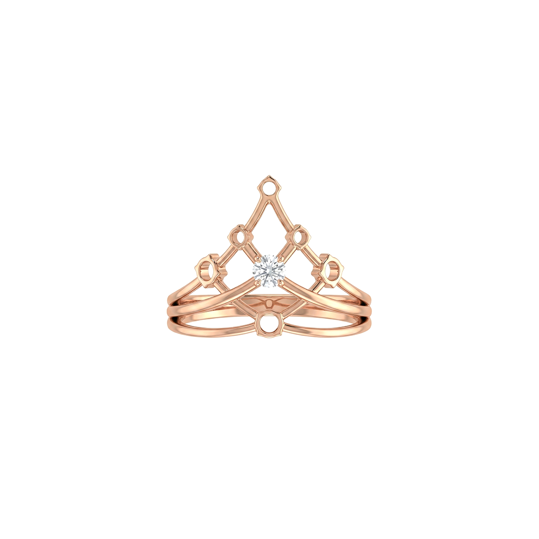 Majesty Crown Lab Diamond Ring