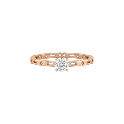 Mosaic Frame Diamond Ring
