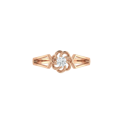 Bloom Rose Diamond Ring