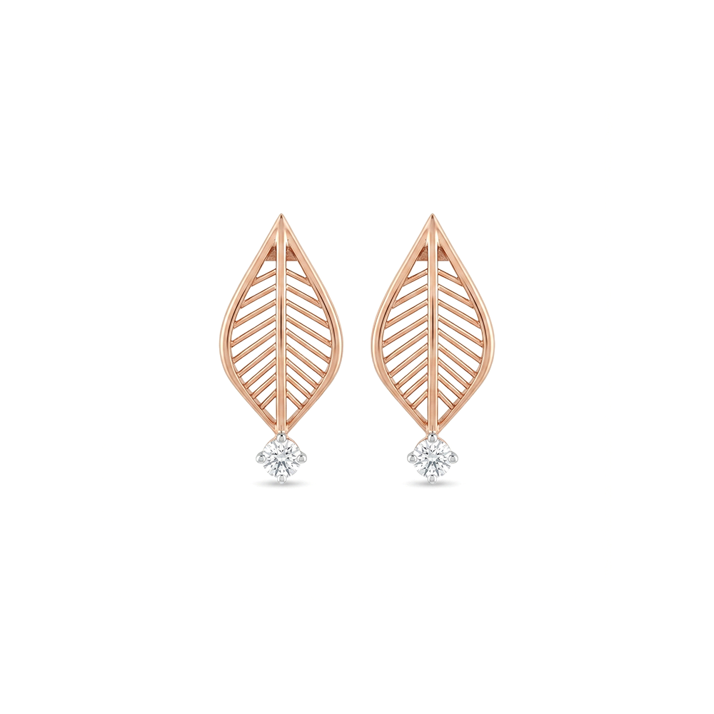 Aurelian Feather Diamond Earrings