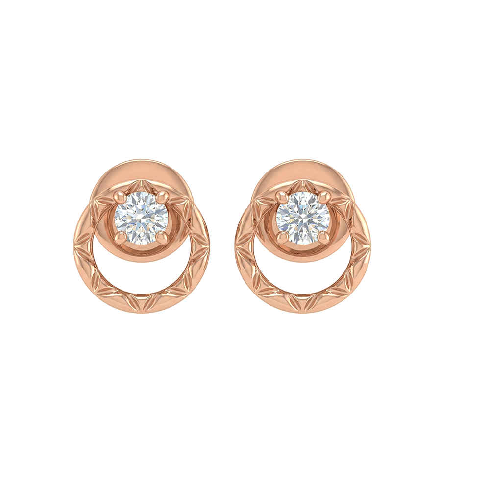 Radiant Orb Diamond Earrings