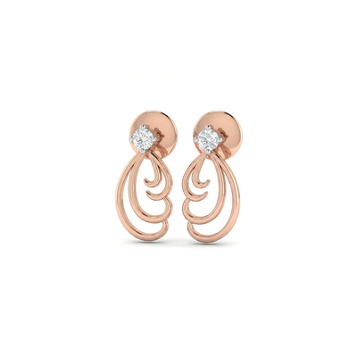 Taper Drops Diamond Earrings