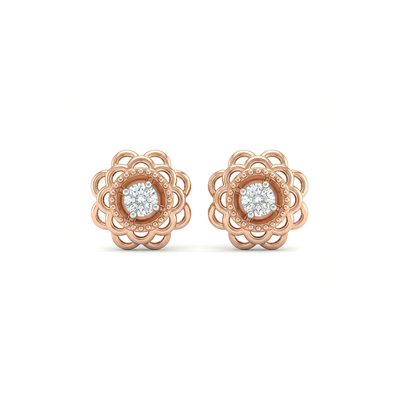 Zenith Floral Diamond Earrings