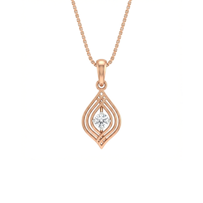 Marquise Diamond Pendant with Chain